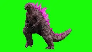 Godzilla Evolved Green Screen