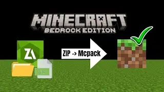 How to Convert Zip file to Mcpack | MCPE 2025