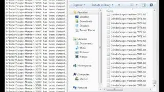 I dump emails :P