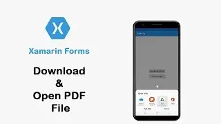 Xamarin Forms Tutorial   Download and Open Pdf File
