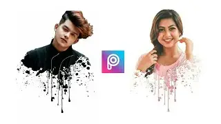 PicsArt SPLATTER Effect🔥|  PicsArt splash effect
