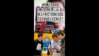 ADDING RESTRICTION CODE to your License. #dlcode