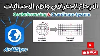 الارجاع الجغرافي ونظم الاحداثيات علي الارك برو | How to do a georeference on ArcGIS pro