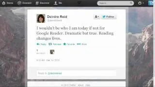 Twitter Reacts to Google Reader - The Pulse on Technology
