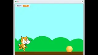#learncoding Scratch Cat Jumping from touching the ball.