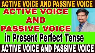 Active and Passive voice in Present Perfect Tense active and passive voice in present perfect tense