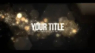 Elegant Bokeh Particle Title | After Effects Titles - Envato elements