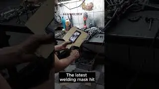 The latest welding mask hit. Repost from @dinugabriel75(TikTok) #yeswelder #welderlife #weldinglife