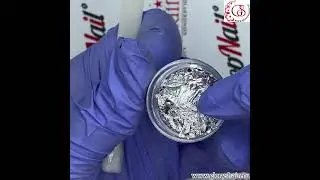 Дизайн ногтей на короткие ногти. Фольга 
