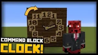 The FUNCTIONAL Minecraft COMMAND BLOCK CLOCK!