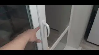 There's a draft coming from my plastic door. How do I adjust the windows/doors correctly?