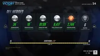 Overwatch Competitive Roadhog and D.va