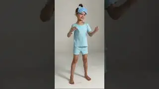 Нежно голубая пижамка 🦋 #shorts