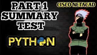 Python Part-1 Summary test basics Cisco Answers || 100% || Free Python answers || Techie killer guru