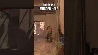 Pop Flash Murder Hole on Mirage #cs2 #counterstrike2 #shorts