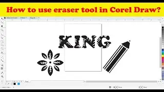How to use eraser tool in Corel Draw | Lecture # 10 | Corel Draw Tutorial