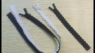 Потайная молния с перфорацией. Варианты втачивания.