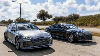 Forza Horizon 5 Drag Race: 2021 Audi RS6 Avant vs 2021 Audi RS7