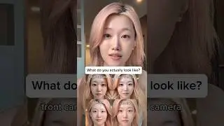 What’s your ‘real’ face? Mirror/Photo/Selfie?🤔 All look like different people to me 