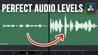 How To Set Perfect Audio Levels In DaVinci Resolve