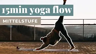 15MIN YOGA FLOW | sunset yoga | Mittelstufe Yoga | juliah_yoga