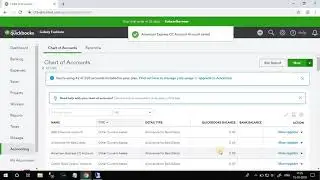 QuickBooks Accounts Setup in Ari