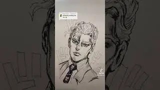 Drawing Yoshikage Kira Jojo part 4 