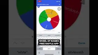 Free Web Application for Raffle and Online Draw Event | Wheel of Names