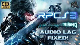 Metal Gear Rising Revengeance RPCS3 | 4K PC | Configuration | Audio