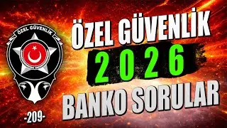 Özel Güvenlik 2024 Sınav Soruları | 