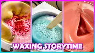 🌈✨ Satisfying Waxing Storytime ✨😲 