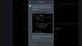 Python program to check prime number using ChatGPT