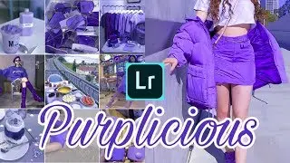 Lightroom Mobile Presets Free DNG I Free Lightroom Mobile Tutorial I Purple Preset