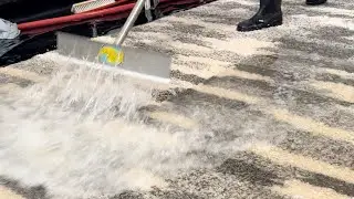 Shag rug cleaning, how much water will it hold! Live!