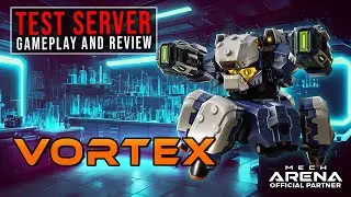 Vortex - The Support Tank we need! | Test Server Mech Review | Mech Arena