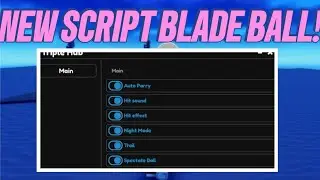 BLADE BALL ROBLOX SCRIPT TRIPLE HUB | Hit Sound Parry Curve Hit Effect Night Mode Spectate Ball