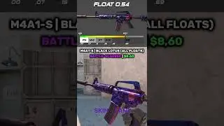 👀 M4A1-S Black Lotus - All Floats