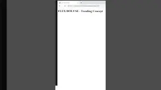 Flex-Box - HTML CSS
