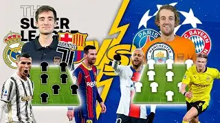 ENFRENTAMOS EL MEJOR XI de la SUPERLIGA vs EL MEJOR XI de la CHAMPIONS