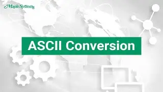 ASCII Conversion