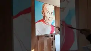 Dalia Lama iconic Pop Art Painting