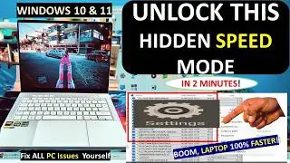 Speed Up Laptop in 2 Minutes – Enable This Hidden Built-In Performance Mode