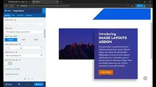 Image layouts - Joomla 4.2.9 - SP Page Builder 3.8.9 - Helix Ultimate 2.0.12