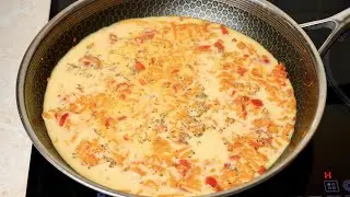 Pumpkin tastes better than pizza! Just grate the pumpkin and add 2 eggs Without flour! Simple recipe