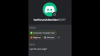 Code for free discord rank on my server! (NOT Clickbait