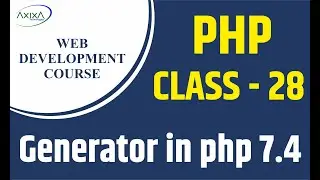 Generator in php tutorial (yield,  generator with return php 7,  yield with key pair)