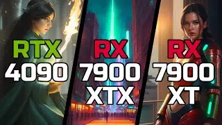 RTX 4090 vs RX 7900 XTX vs RX 7900 XT - Test in 11 Games