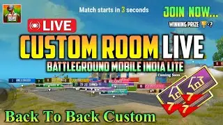 🔥CUSTOM ROOM LIVE | Pubg Lite Live Stream | Pubg Lite Custom Room Live Stream #pubglitelive