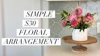 DIY Simple $30 Arrangment | Trader Joes Flowers