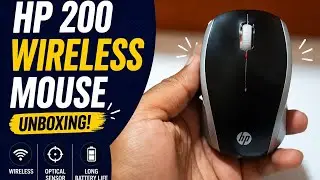 HP 200 Wireless Optical Mouse Unboxing!!!!